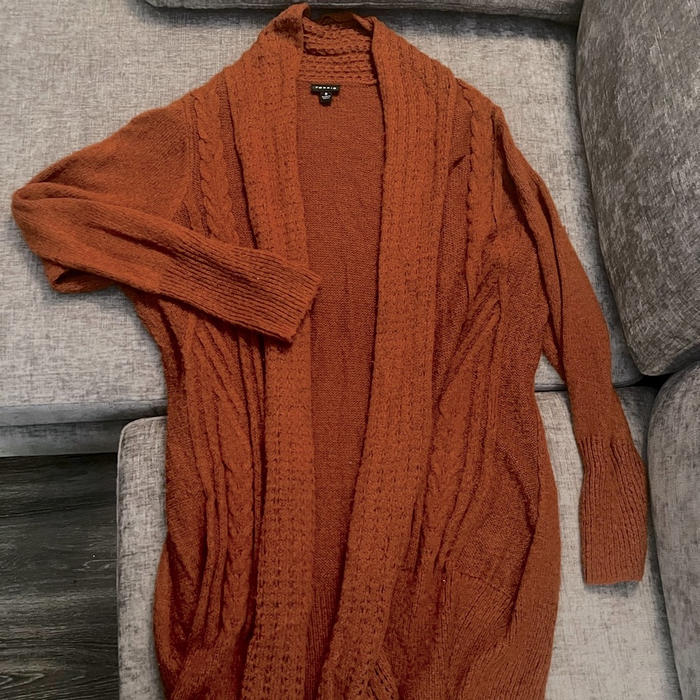 COPY - TORRID BURNT ORANGE COCOON CARDIGAN, SIZE 3X